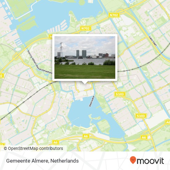 Gemeente Almere map