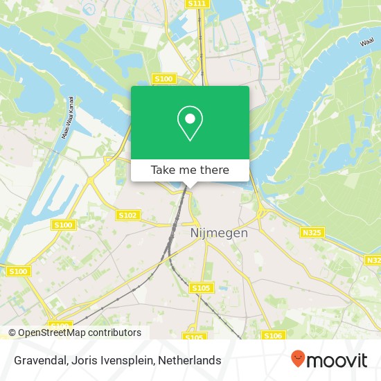 Gravendal, Joris Ivensplein map