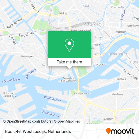 Basic-Fit Westzeedijk map