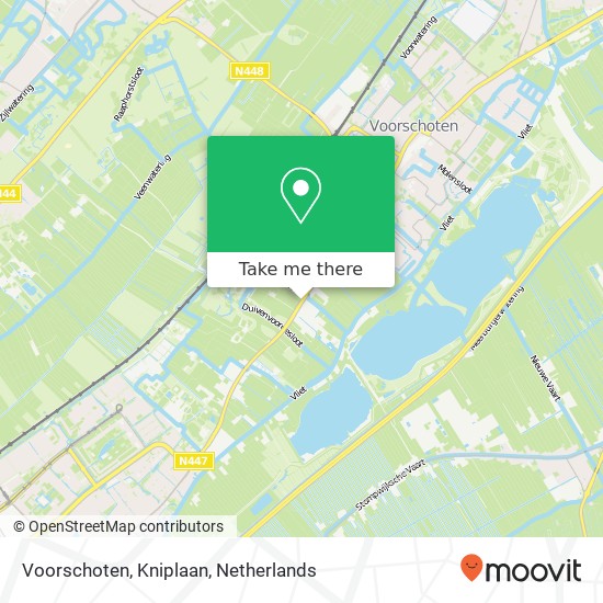 Voorschoten, Kniplaan map