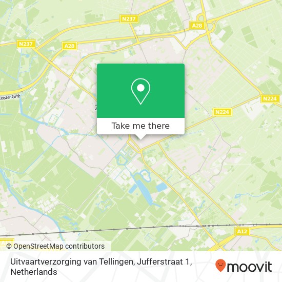 Uitvaartverzorging van Tellingen, Jufferstraat 1 Karte