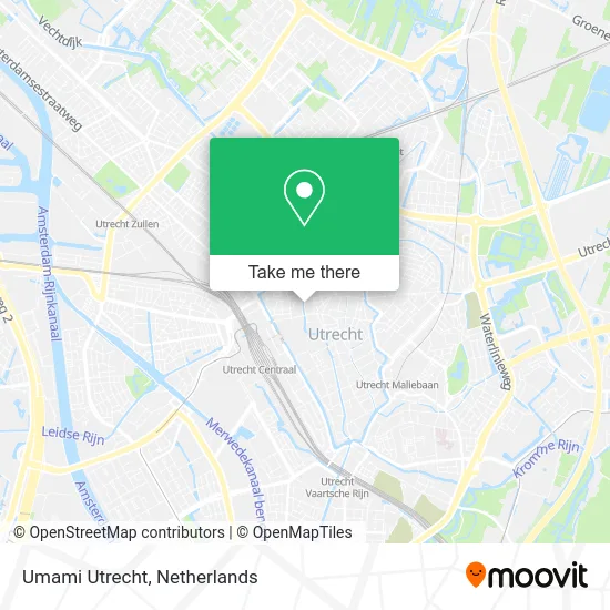Umami Utrecht map