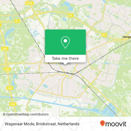 Wagenaar Mode, Brinkstraat map