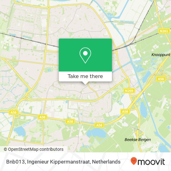 Bnb013, Ingenieur Kippermanstraat map