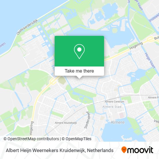 Albert Heijn Weernekers Kruidenwijk map