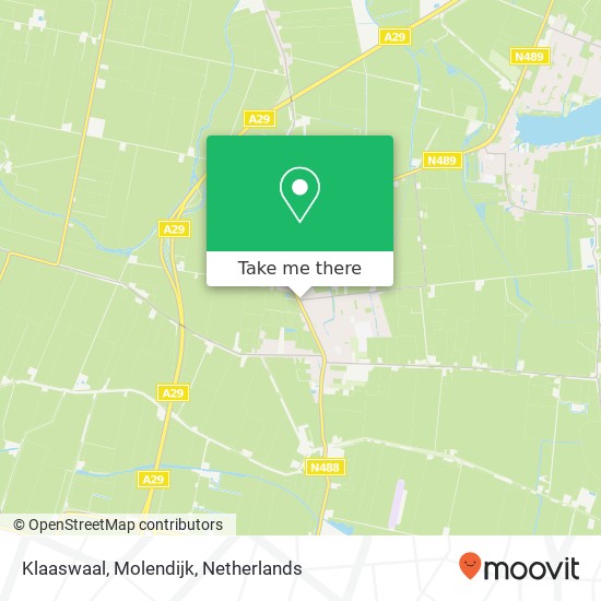 Klaaswaal, Molendijk map