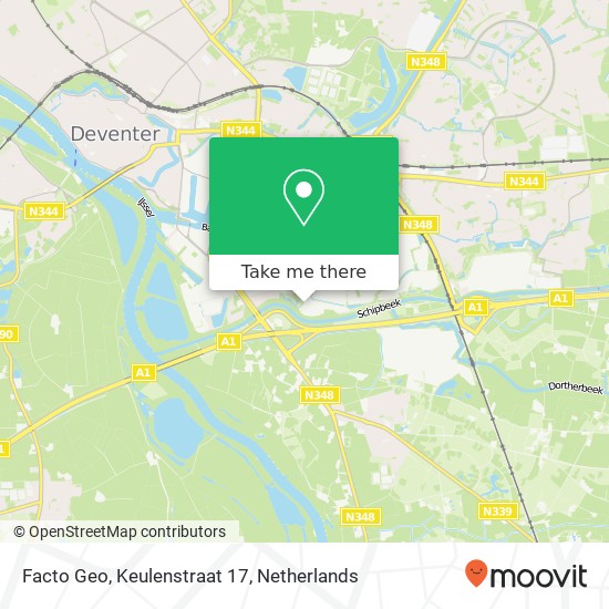 Facto Geo, Keulenstraat 17 map