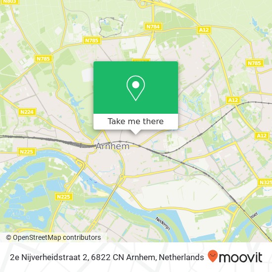2e Nijverheidstraat 2, 6822 CN Arnhem Karte