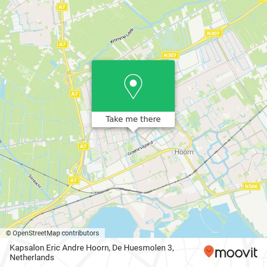 Kapsalon Eric Andre Hoorn, De Huesmolen 3 map