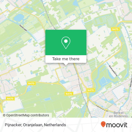 Pijnacker, Oranjelaan map