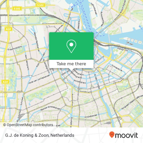 G.J. de Koning & Zoon map