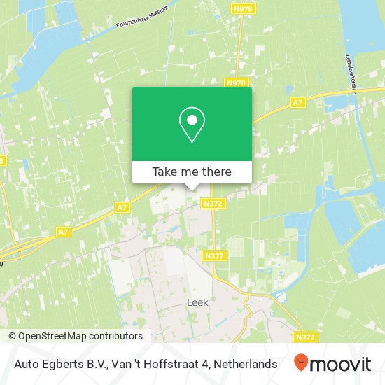 Auto Egberts B.V., Van 't Hoffstraat 4 map