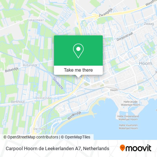 Carpool Hoorn de Leekerlanden A7 Karte