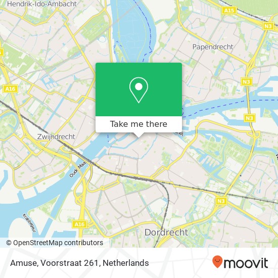 Amuse, Voorstraat 261 map