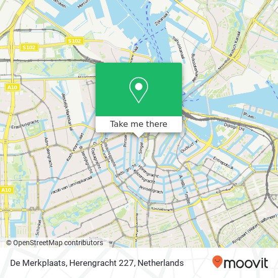 De Merkplaats, Herengracht 227 map