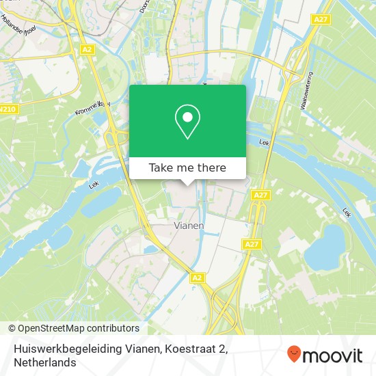 Huiswerkbegeleiding Vianen, Koestraat 2 map
