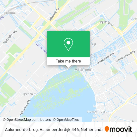 Aalsmeerderbrug, Aalsmeerderdijk 446 map