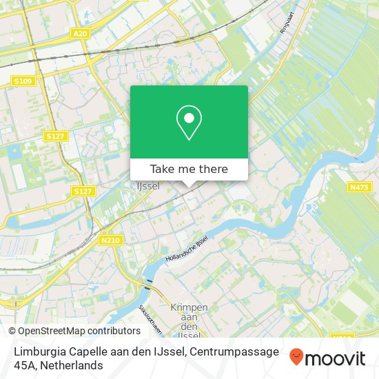 Limburgia Capelle aan den IJssel, Centrumpassage 45A map