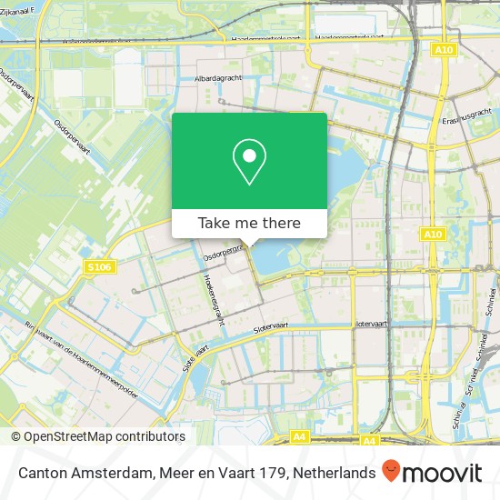 Canton Amsterdam, Meer en Vaart 179 map