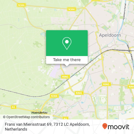 Frans van Mierisstraat 69, 7312 LC Apeldoorn map