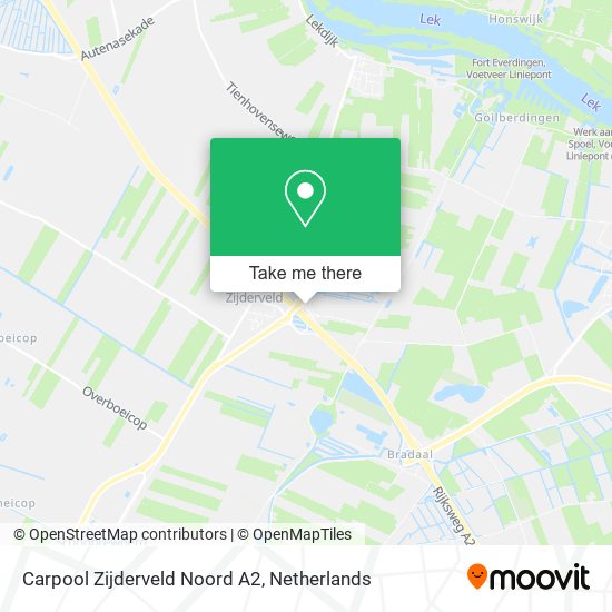 Carpool Zijderveld Noord A2 map