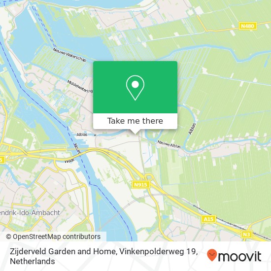 Zijderveld Garden and Home, Vinkenpolderweg 19 map