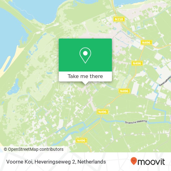 Voorne Koi, Heveringseweg 2 map