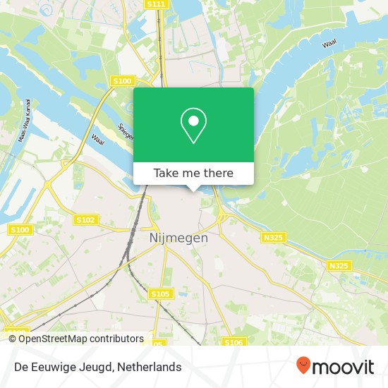 De Eeuwige Jeugd, Waalkade 65 map