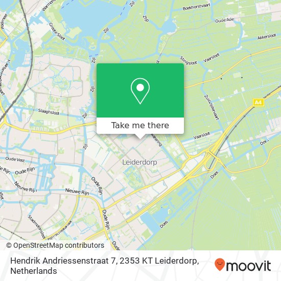 Hendrik Andriessenstraat 7, 2353 KT Leiderdorp map