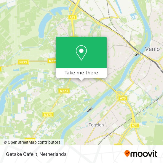 Getske Cafe 't map