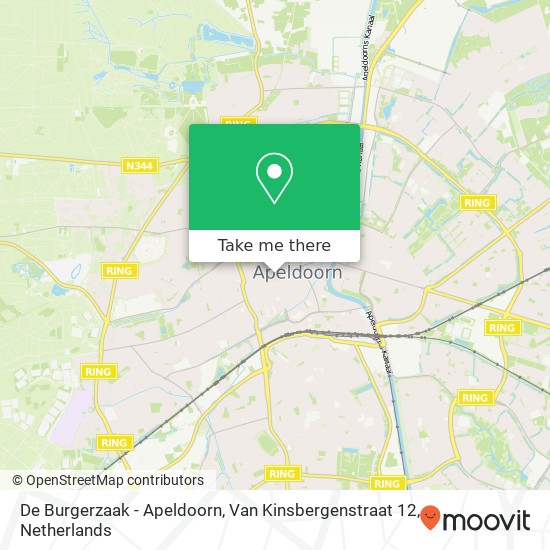 De Burgerzaak - Apeldoorn, Van Kinsbergenstraat 12 map