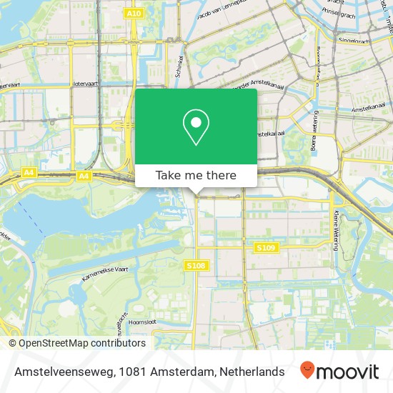 Amstelveenseweg, 1081 Amsterdam Karte