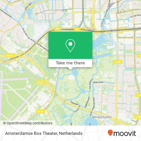 Amsterdamse Bos Theater map