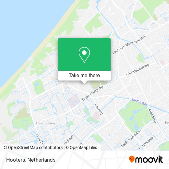 Hooters map