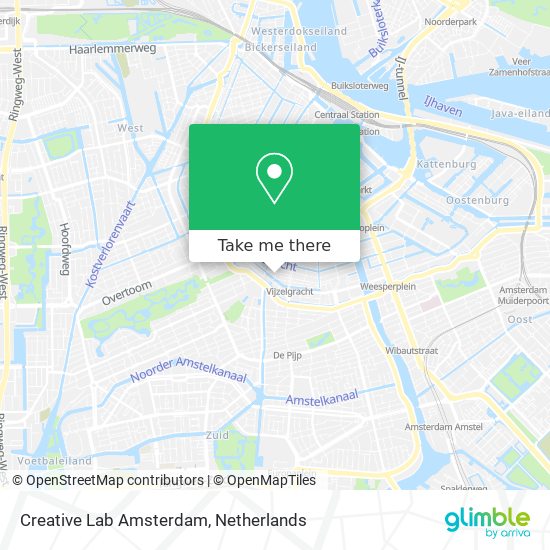 Creative Lab Amsterdam Karte