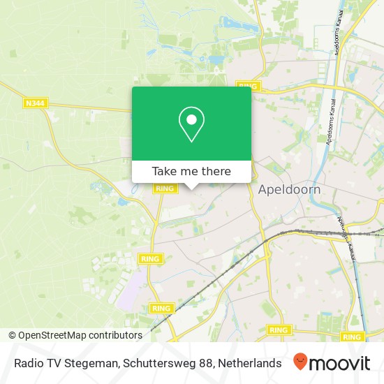 Radio TV Stegeman, Schuttersweg 88 map