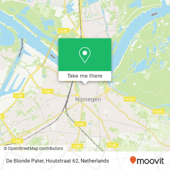 De Blonde Pater, Houtstraat 62 map