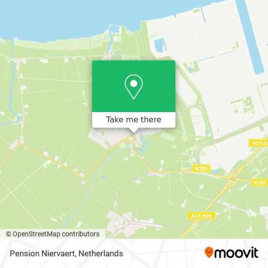 Pension Niervaert map