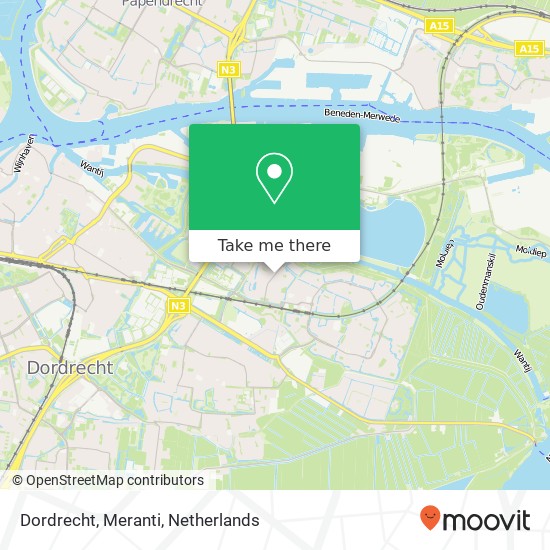 Dordrecht, Meranti map