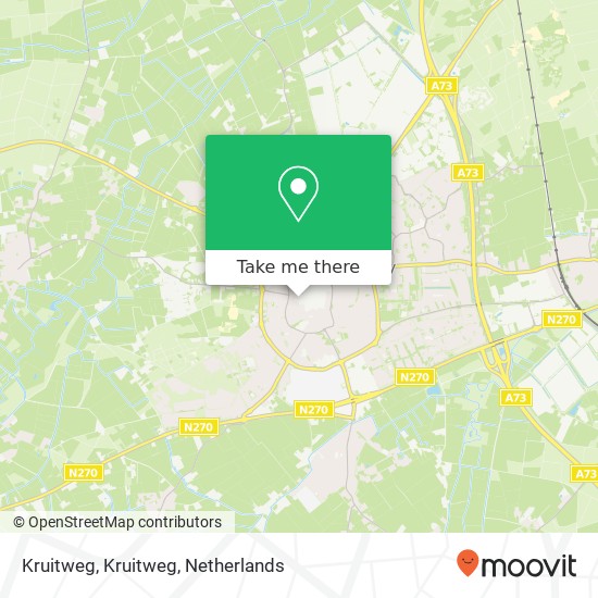 Kruitweg, Kruitweg map