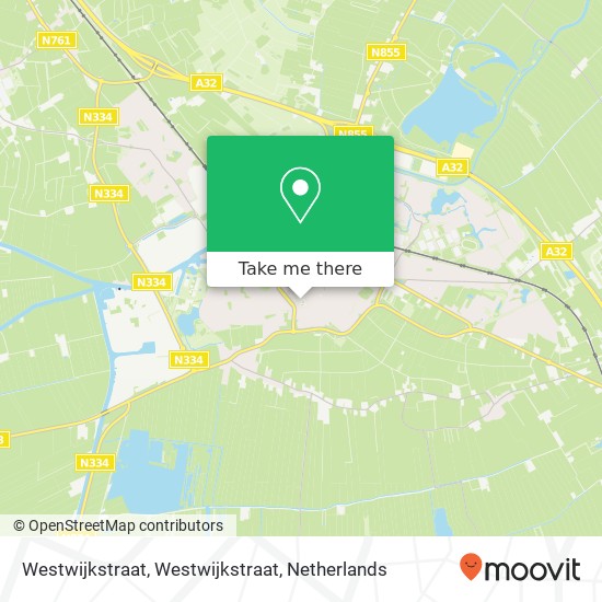 Westwijkstraat, Westwijkstraat map