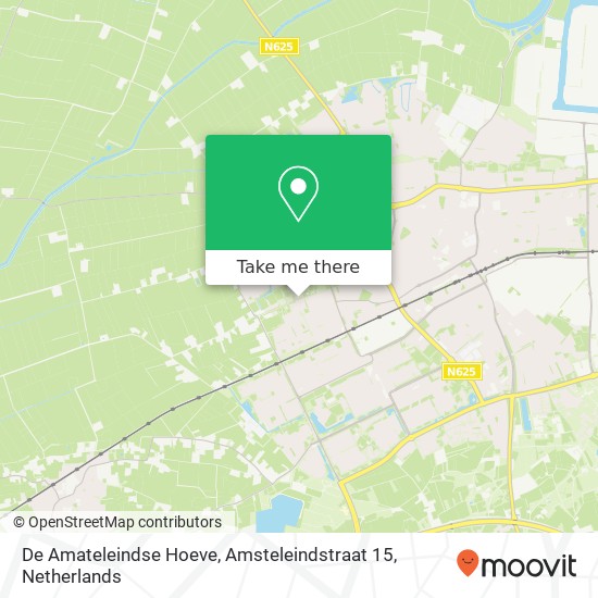 De Amateleindse Hoeve, Amsteleindstraat 15 map
