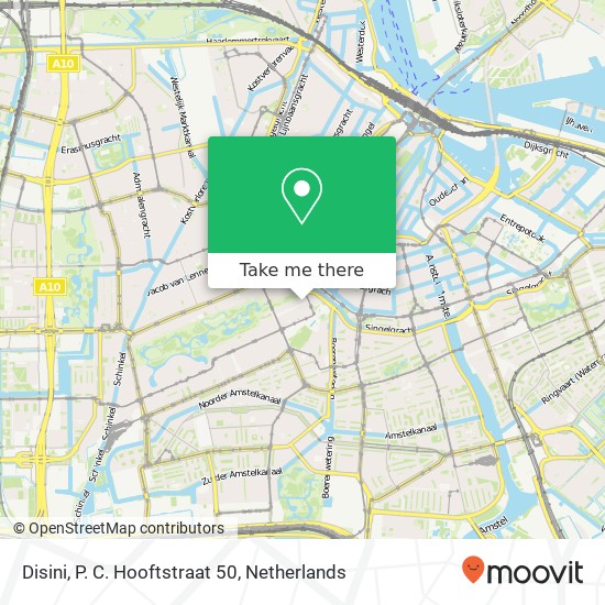 Disini, P. C. Hooftstraat 50 map