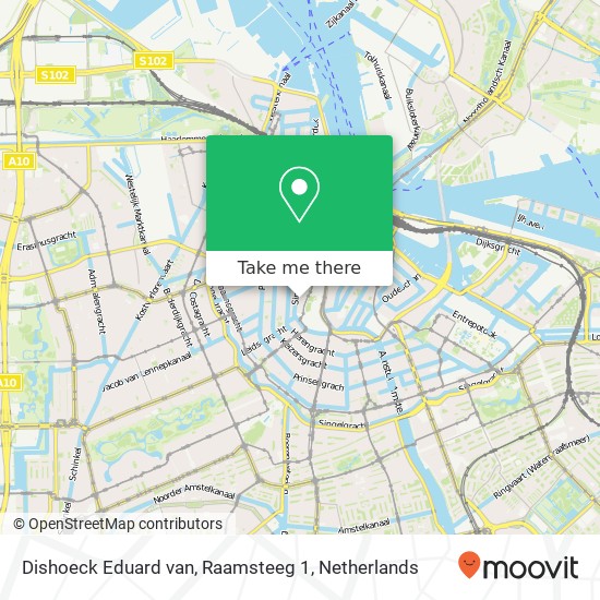 Dishoeck Eduard van, Raamsteeg 1 map