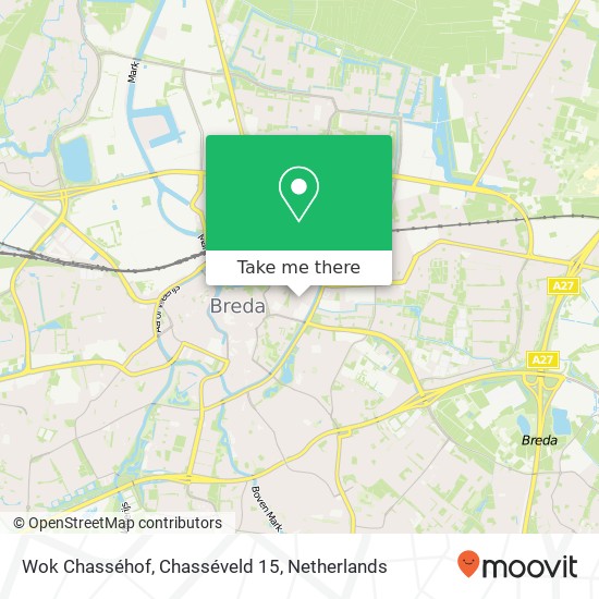 Wok Chasséhof, Chasséveld 15 map