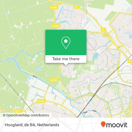 Hoogland, de Bik map
