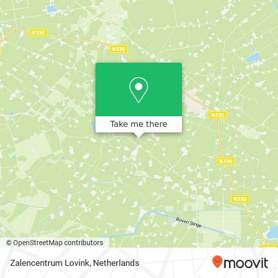 Zalencentrum Lovink map