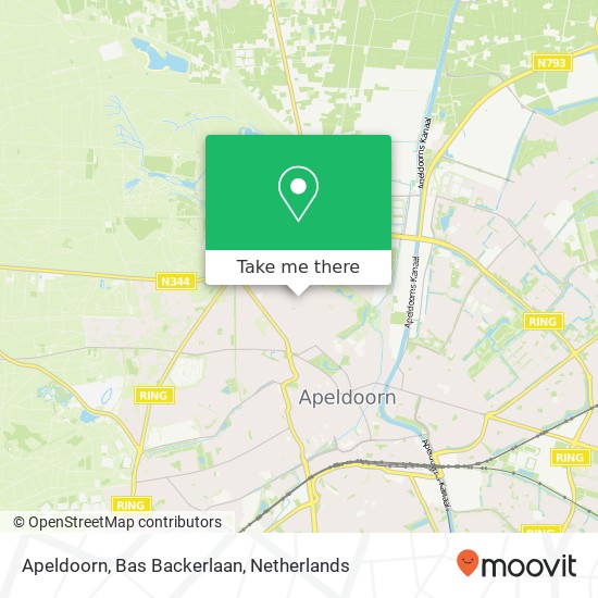 Apeldoorn, Bas Backerlaan map