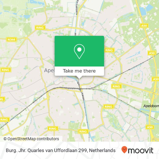 Burg. Jhr. Quarles van Uffordlaan 299, 7321 ZG Apeldoorn map