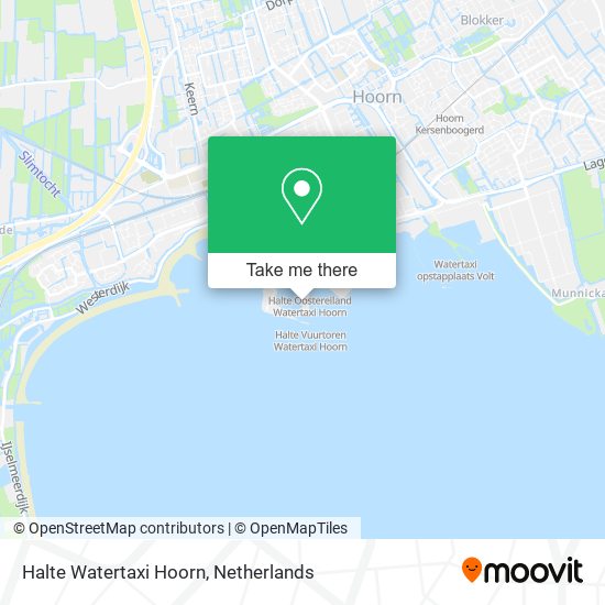 Halte Watertaxi Hoorn Karte